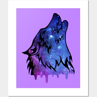 Galaxy Wolf Posters and Art